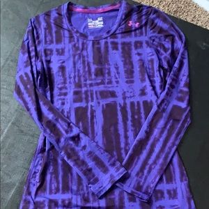 Dry fit long sleeve fitted workout shirt